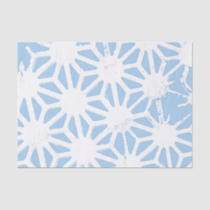 Papel De Seda Padrão geométrico azul claro