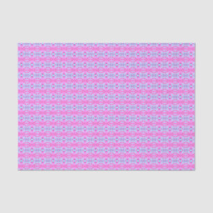 Papel De Seda Padrão Geométrico de Deco Azul Turquesa Rosa Giras