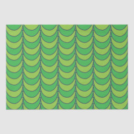 Papel De Seda Padrão Geométrico Metade Círculo Verde Geométrico