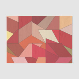 Papel De Seda Padrão Geométrico Moderno