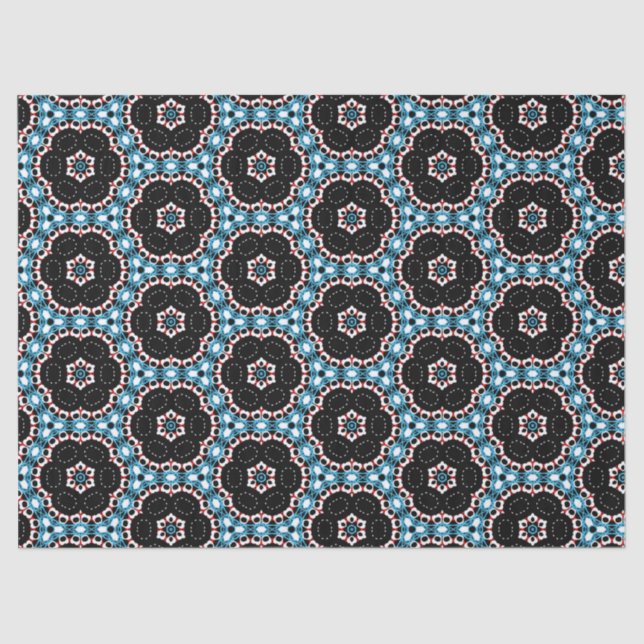 Papel De Seda Padrão Geométrico Na moda de Cute (Frente )