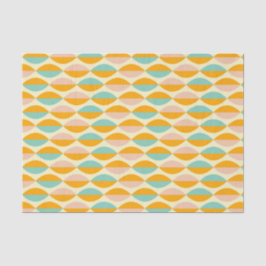 Papel De Seda Padrão geométrico repetitivo em fundo bege