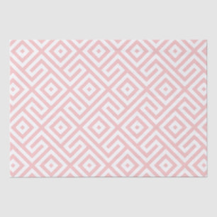 Papel De Seda Padrão Geométrico Retro-Rosa-Abstrato