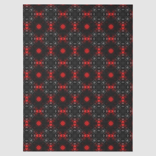 Papel De Seda Padrão Goth de Assinatura (Frente )