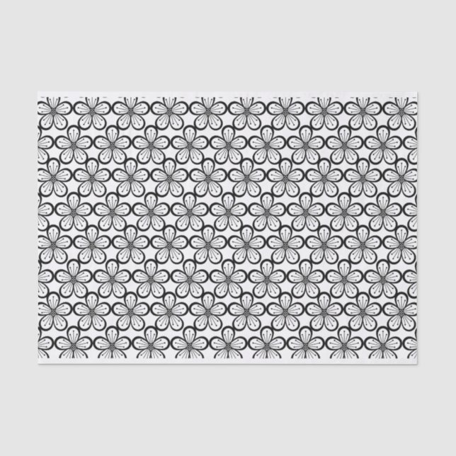 Papel De Seda Padrão Japonês (Frente )