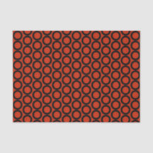 Padrão Laranja Vermelho Preto