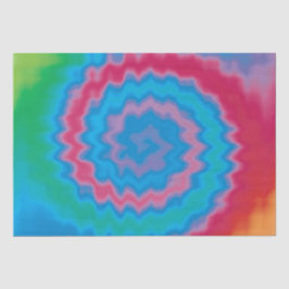 Papel De Seda Padrão legal de espiral retro funky com ranhura ti