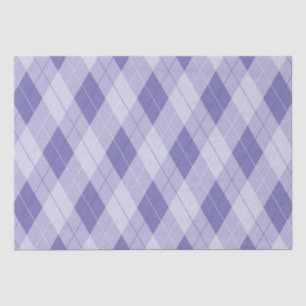 Papel De Seda Padrão Lilac Argyle Lavanda Roxo-Claro