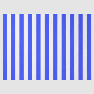 Papel De Seda Padrão Listrado Azul Real Brilhante Elegante