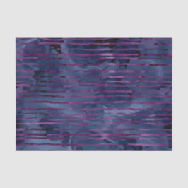 Papel De Seda Padrão marinho Azul e Roxo Striped
