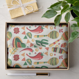 Papel De Seda Padrão Mexicano Cinco De Mayo