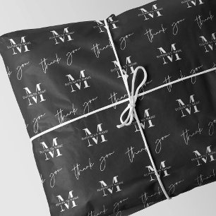 Papel De Seda Padrão minimalista de logotipo da marca da empresa
