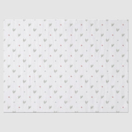 Papel De Seda Padrão Mínimo de Natal, Pinheiro Escandinavo