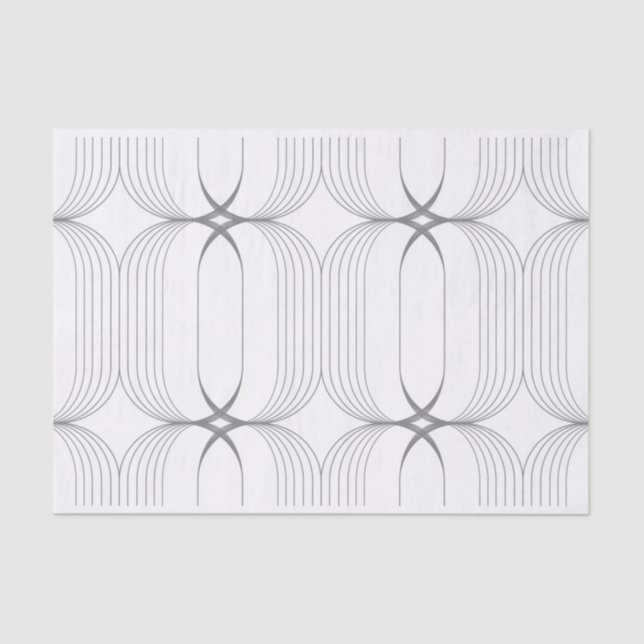 Papel De Seda Padrão moderno, simples e elegante de ilustração d (Frente )