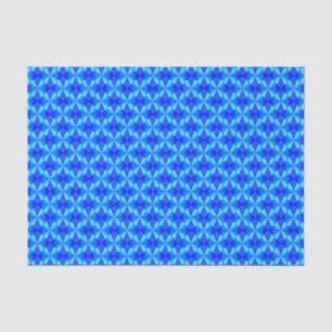 Papel De Seda Padrão Moderno Tendencial Azul Real