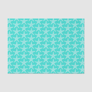 Papel De Seda Padrão Náutico de Verão da Praia da Estrela do Tur