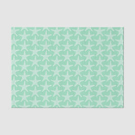 Papel De Seda Padrão Náutico de Verão Praia de Estrela do Mar