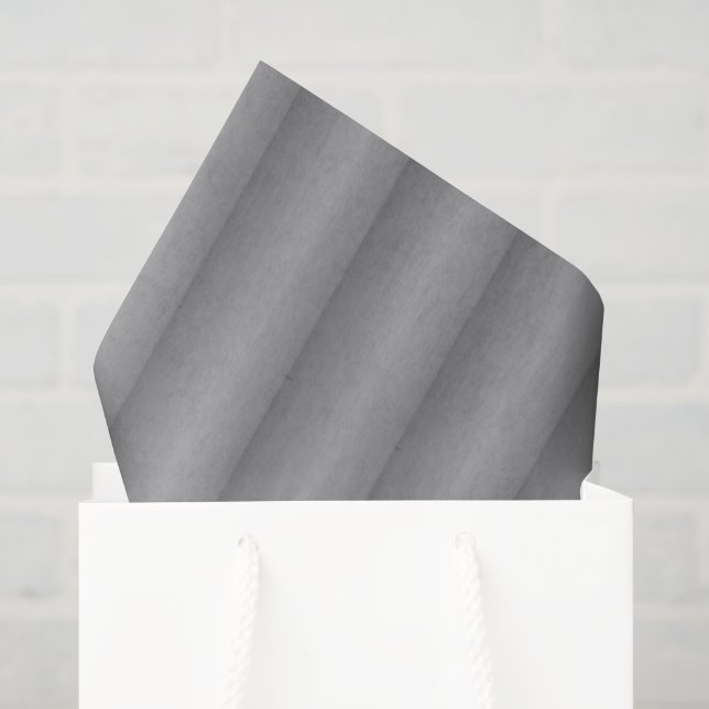 Papel De Seda Padrão ondulado prateado e cinza (Sacola de presentes)