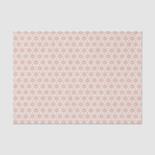 Papel De Seda Padrão Oriental Beige Ensyucha Asanoha Japão