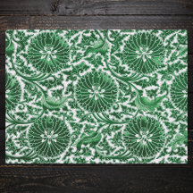 Padrão Ornamental Ornamental Vintage Green
