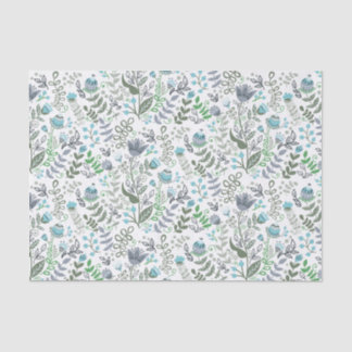Papel De Seda Padrão Polonês Folk Art Whimsical Flower
