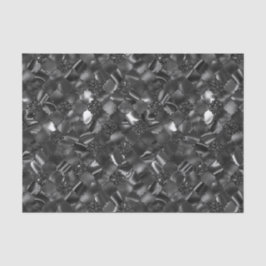 Papel De Seda Padrão Preto do Quatrefoil Marroquino