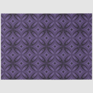 Papel De Seda Padrão Retro Cor-de-rosa Escuro