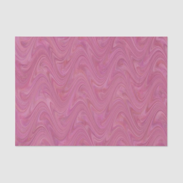 Papel De Seda Padrão rosa de borbulhamento (Frente )