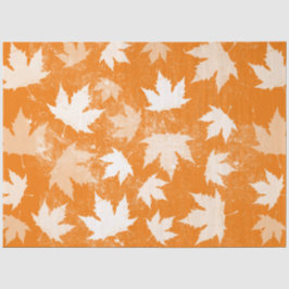 Papel De Seda Padrão Rustic Autumn Fall Deixa