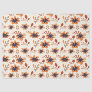 Papel De Seda Padrão Sem Costura Floral de Quebra de Cobra