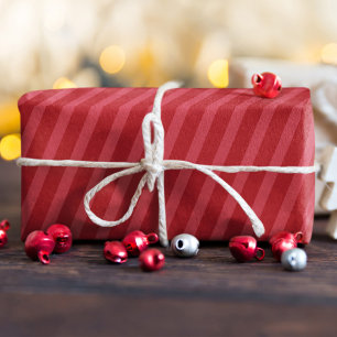 Papel De Seda Padrão Simples Vermelho Branco Cachorro Clássico S