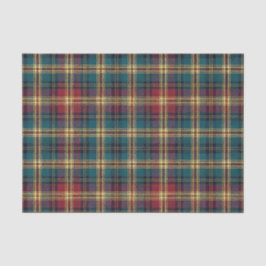 Papel De Seda Padrão Tradicional Xadrez Escocês Royal Tartan