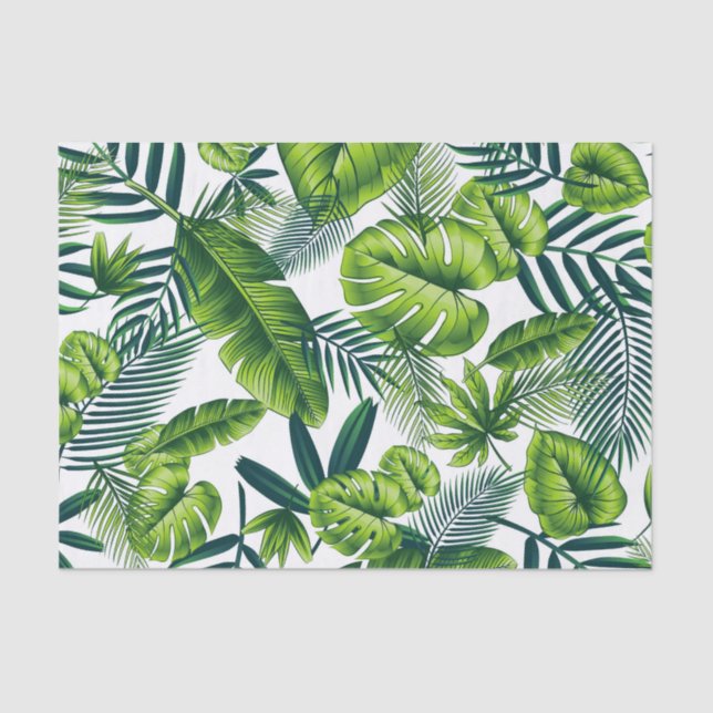 Papel De Seda Padrão tropical (Frente )