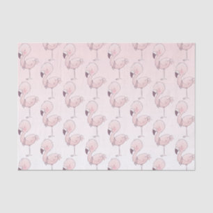 Papel De Seda Padrão Tropical Flamingo, Rosa, Bonito