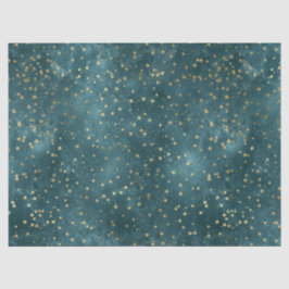 Papel De Seda Padrão verde azul-escuro do céu