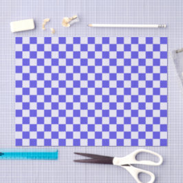 Papel De Seda padrão xadrez creme de mirtilo