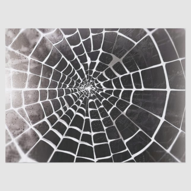 Papel De Seda Padrinha de Aranha Assustadora de Nascimento (Frente )