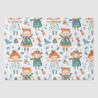 Papel De Seda Padrinha de Natal bonito