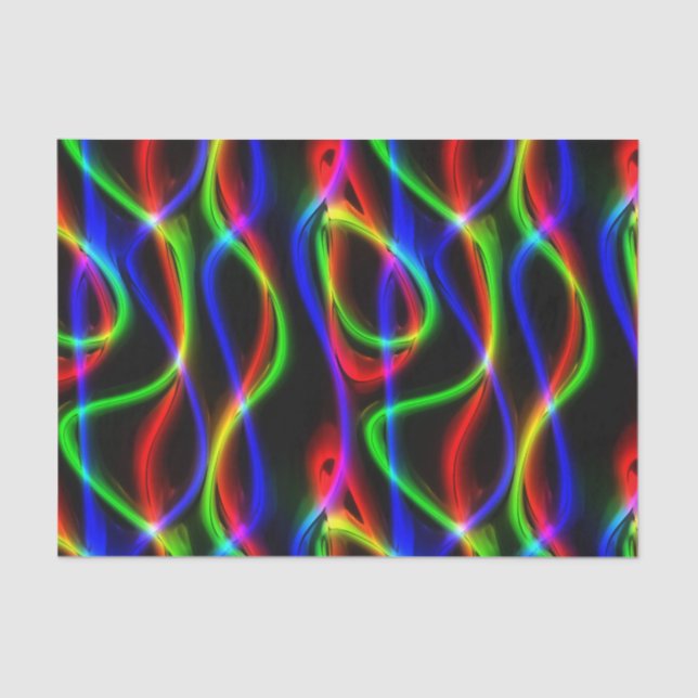 Papel De Seda Padrões abstrato 52A-B Opções Tecido (Frente )