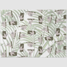 Papel De Seda Padrões de animais de corte na floresta selvagem