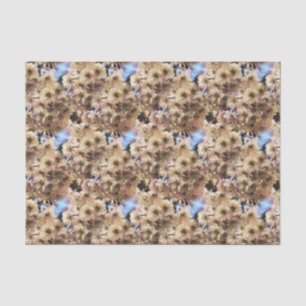 Papel De Seda Padrões de arte da Primavera rosa