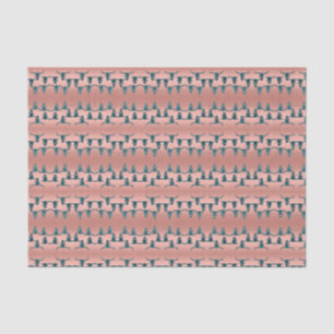 Papel De Seda Padrões de brilho Elegante de Rosa de Touro Dourad