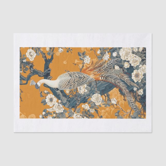 Papel De Seda Padrões de Chinoiserie9 (Frente )