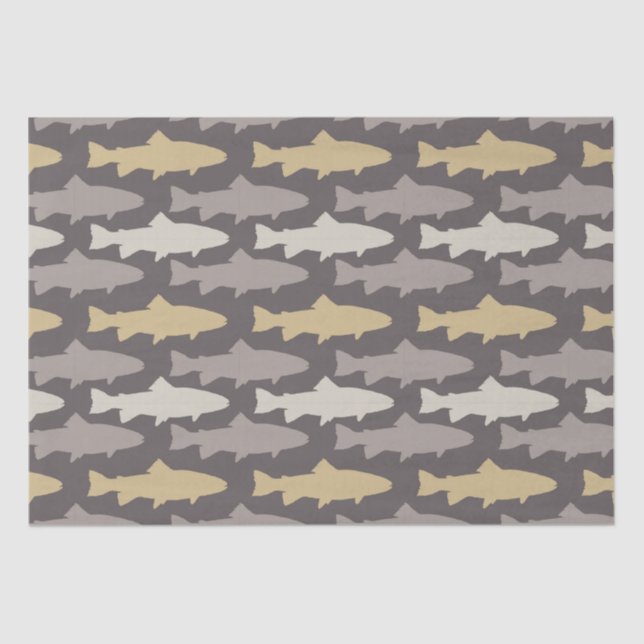 Papel De Seda Padrões de fissuras de mosca (Frente )