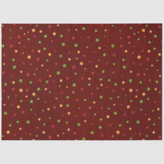 Papel De Seda Padrões de Natal Design 13 (Frente )