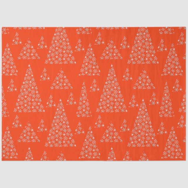 Papel De Seda Padrões de Natal subjugado Design 43 (Frente )