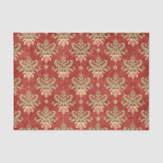 Papel De Seda padrões do Natal do feriado do vintage