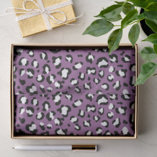 Papel De Seda Padrões-leopardo, manchas-leopardo, leopardo roxo