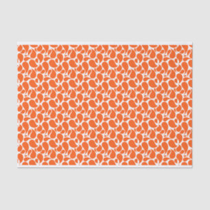 PAPEL DE SEDA PADRÕES ORANGE & WHITE PAISLEY
