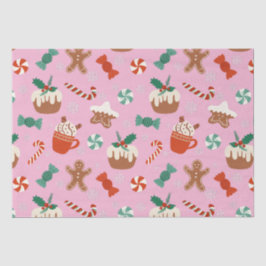 Papel De Seda Padrões para Doentes de Natal Festivo